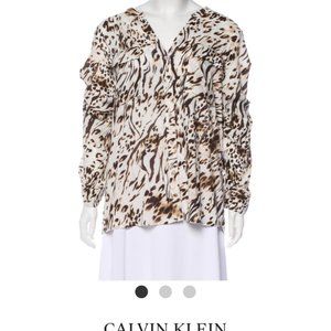 like new ck button down shirt/ tunic